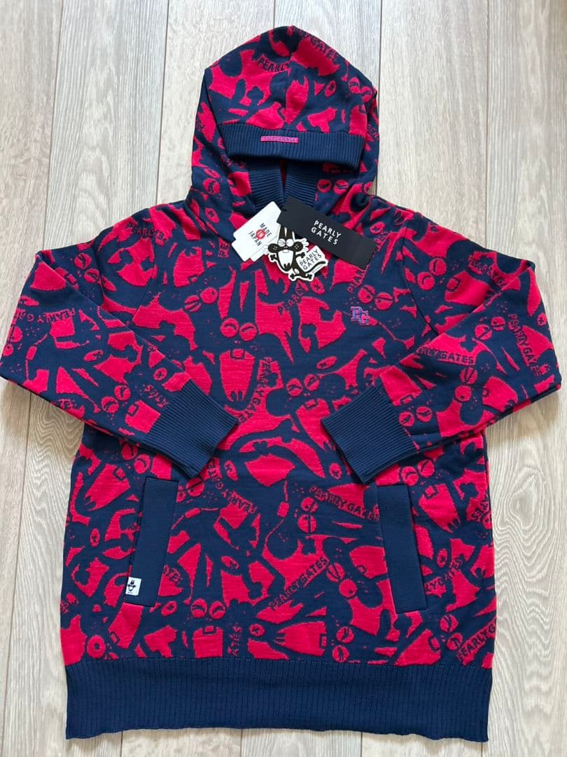 PEARLY GATES フード付トレーナー 美品 PEARLY GATES プーさん コラボ フード付きトレーナー - メルカリ