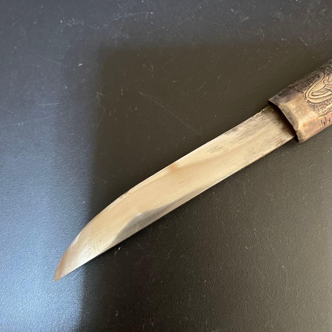 時代　李朝　超銀　銀箸ペーパーナイフ　銀箸ナイフ