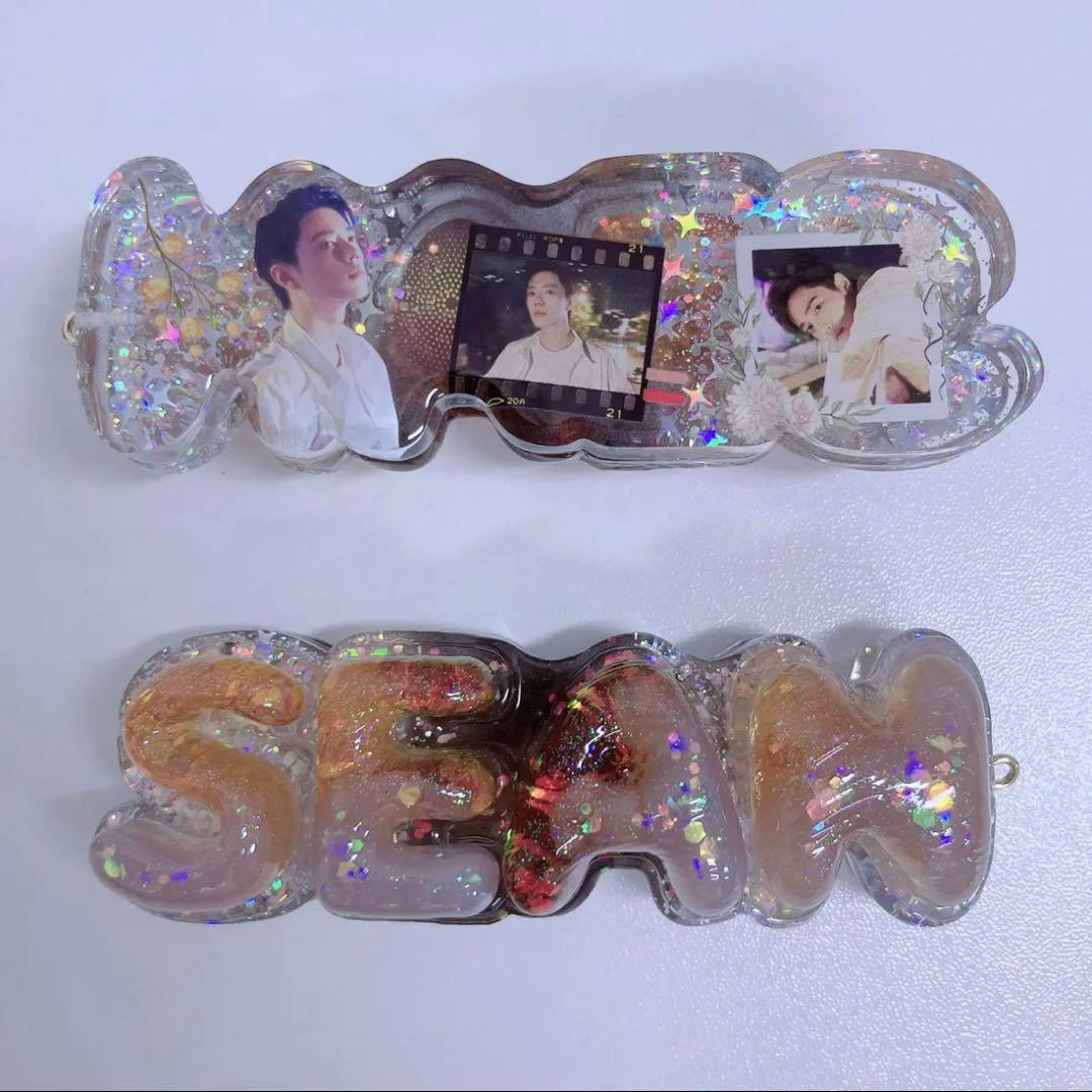 肖戦 厚いレジン置物です&バッグチャームに&ナイトライトにもなります❣️9点