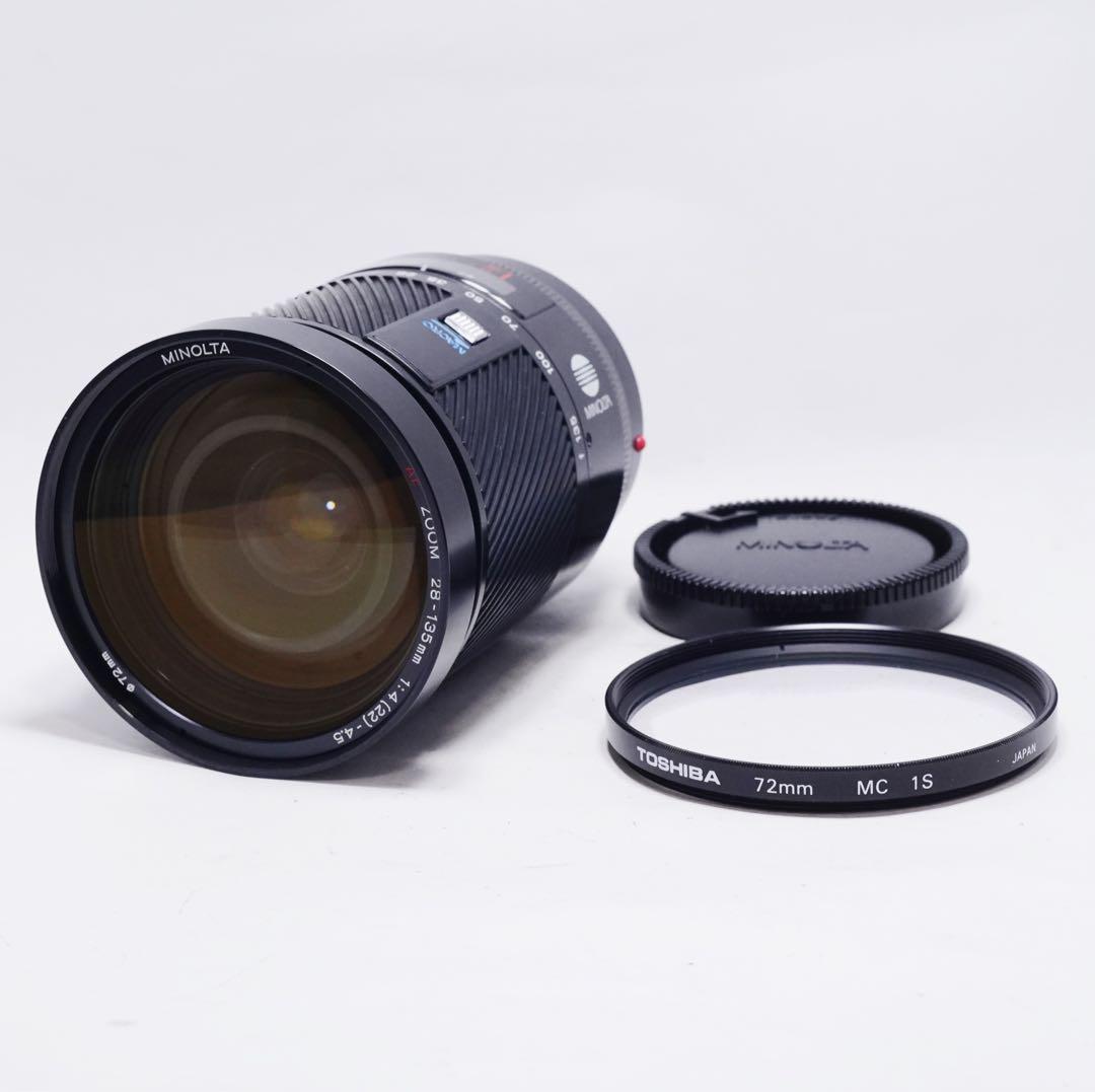 名玉 美品 Minolta AF 28-135mm f4-4.5 ズームレンズ MINOLTA AF 28‑135mm F/4–4.5 ズームレンズ – 山田写真機店