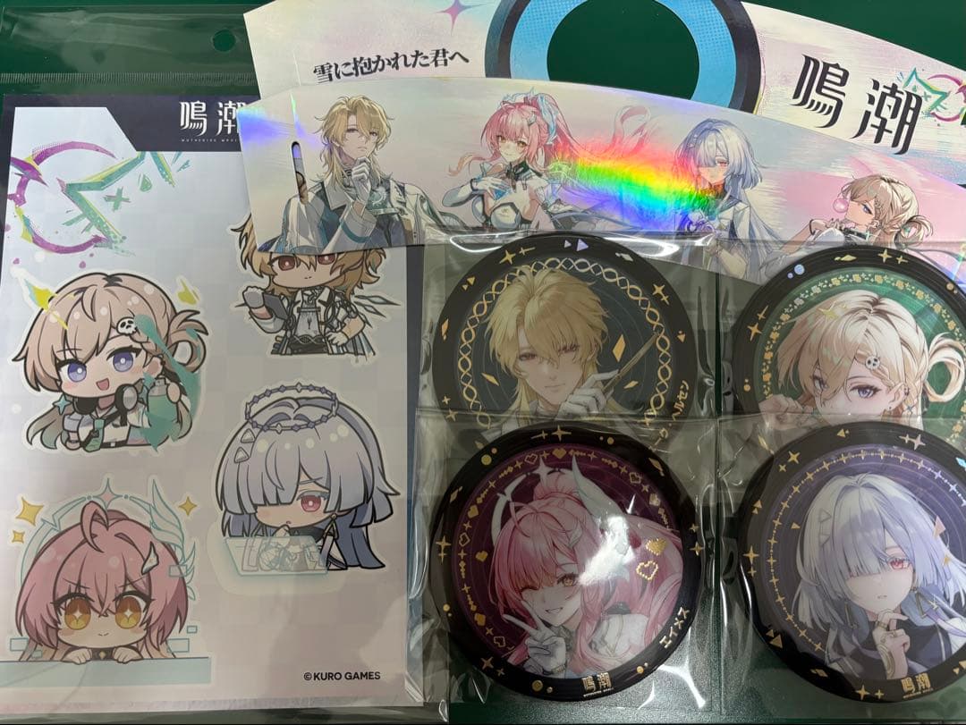 鳴潮 池袋 アクリルコースター コンプリートセット ステッカー