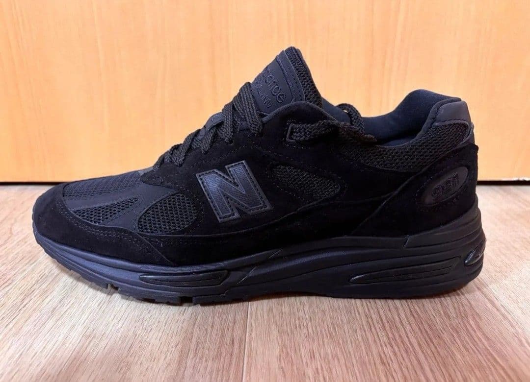 靴 New Balance 991V2 Triple Black 27.5cm