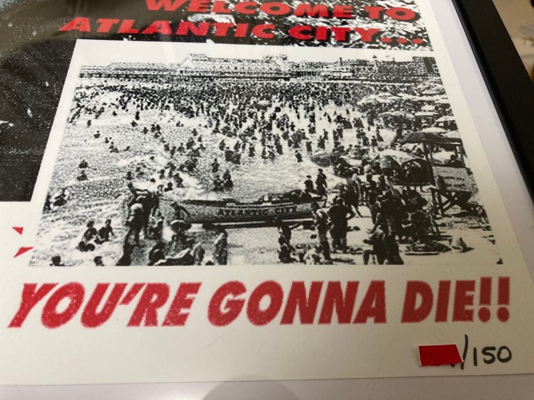 レア　Guns N' Roses リトグラフ　ガンズアンドローゼズ ポスター2日