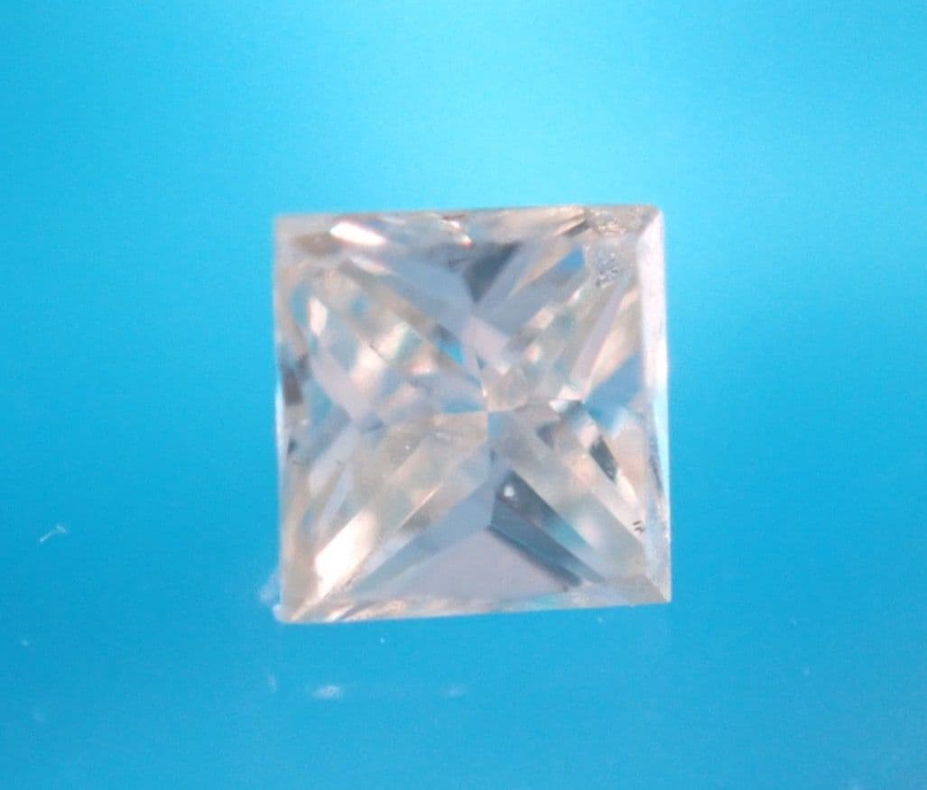 天然！激安！本物！憧れの天然ダイヤモンドルース スクエアカット