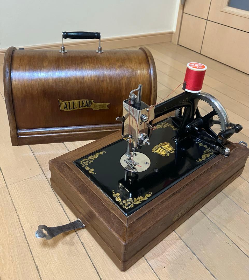 ALL LEADチェーンステッチ・ミシン☆整備・調整済品☆実働単環ミシン