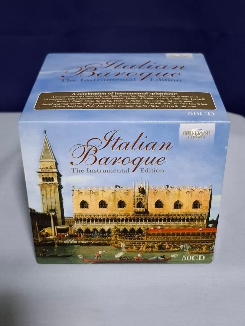 【値下げしました】イタリア・バロック器楽ボックス(50CD) Amazon.co.jp: Italian Baroque - The Instrumental Edition [50CD