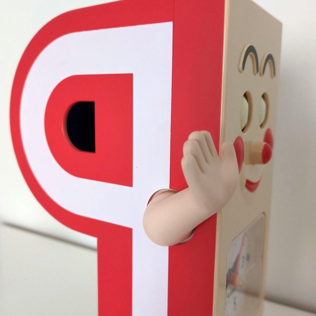 【希少】ポンキッキーズ Pちゃん 目覚まし時計　置き時計　P-chan