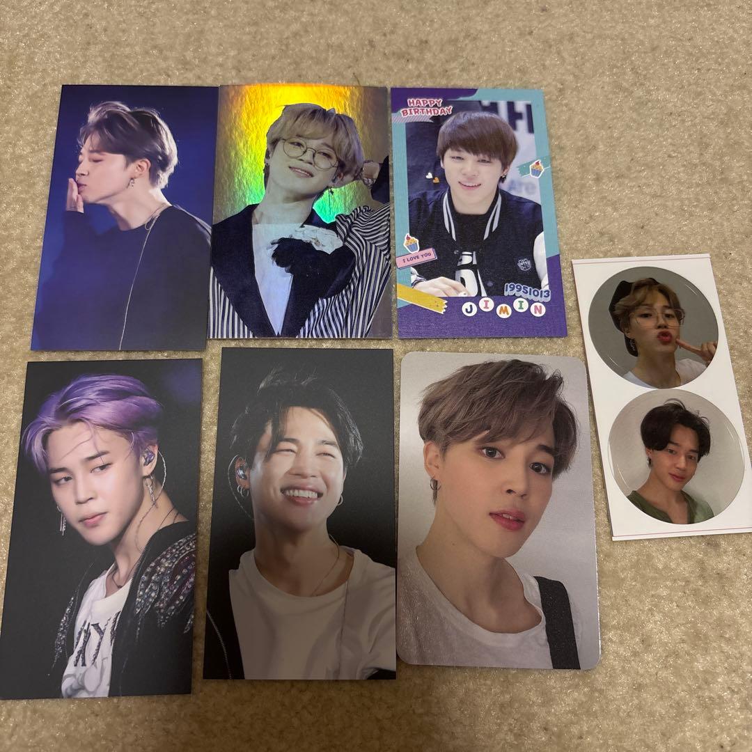 BTS 防弾少年団 ジミン トレカ ステッカー セット - メルカリ