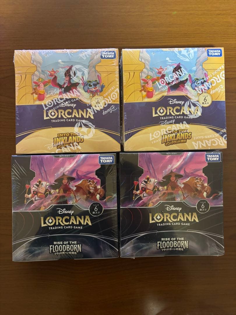 ロルカナ ブースターパック インクランド探訪×2 フラッドボーンの渾沌×2 ディズニー・ロルカナ・TCG 日本語版 ブースターパック フラッドボーン