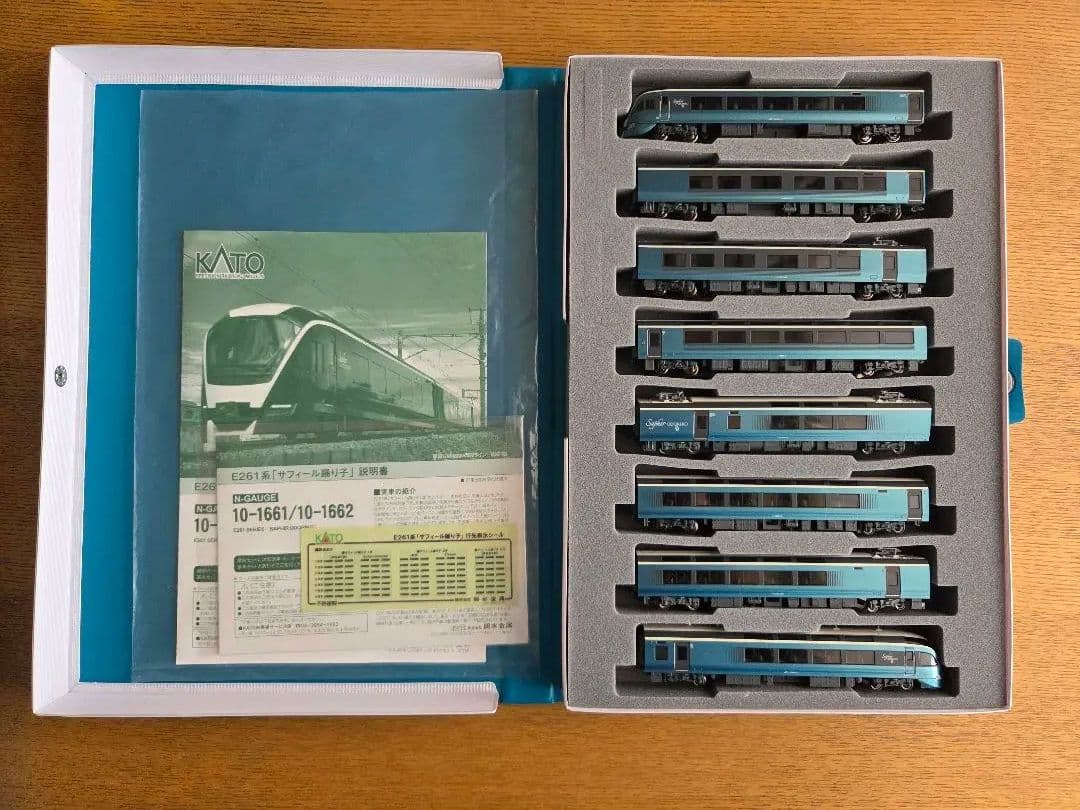 KATO 10-1662 E261系サフィール踊り子 再生産】(N) 10-1662 E261系「サフィール踊り子」 4両 増結セット
