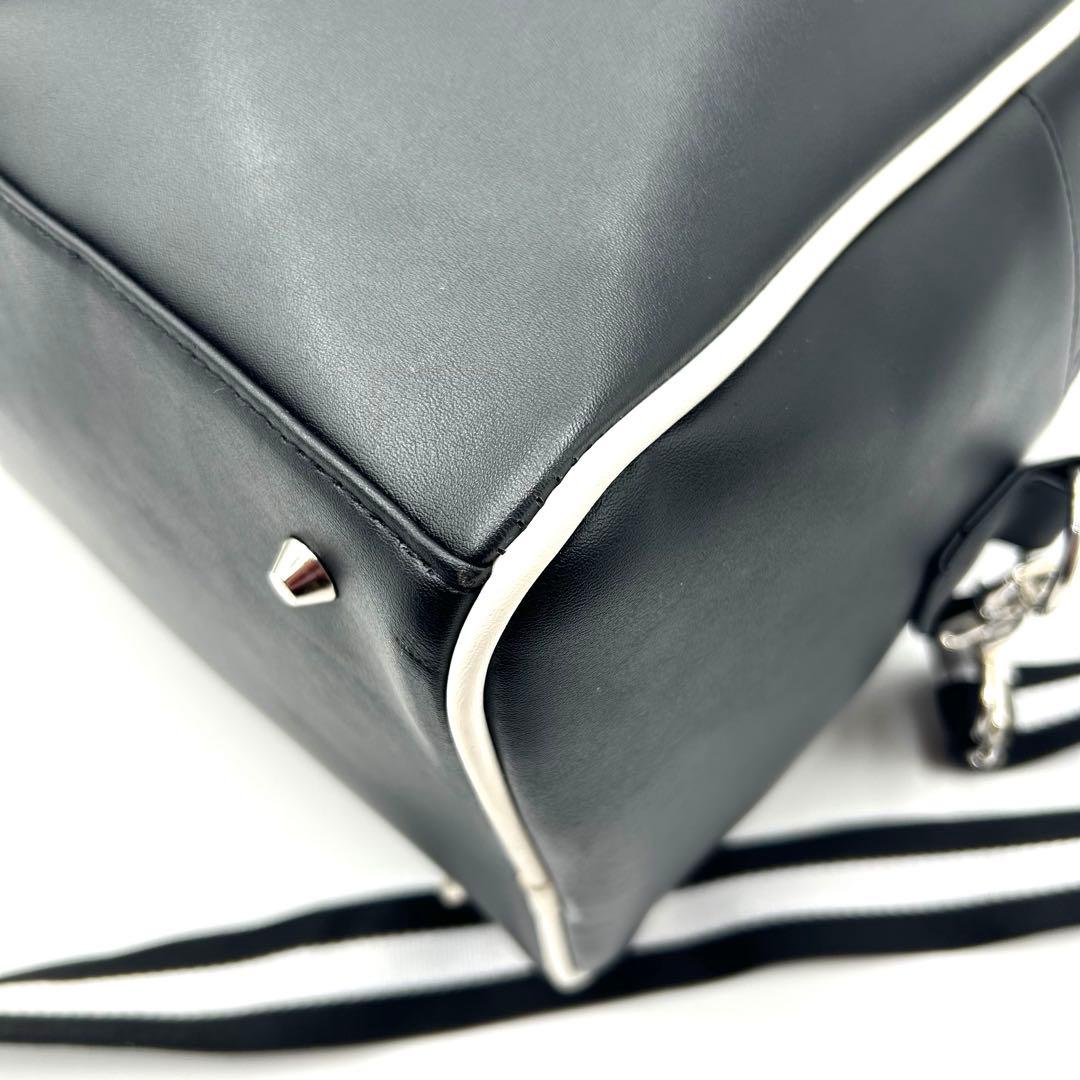 極美品】ガルフィー レザーボストンバッグ 2way 犬ロゴ - メルカリ