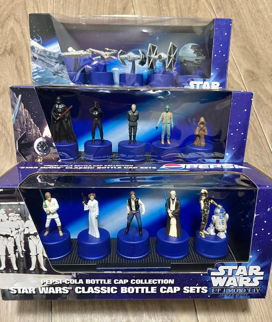 スターウォーズ PEPSI ボトルキャップセット STAR WARS ① - メルカリ