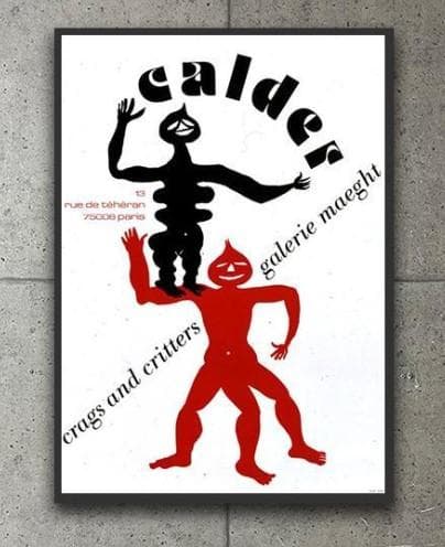 額装済/CRAGS AND CRITTERS（アレクサンダー カルダー）ポスターの通販