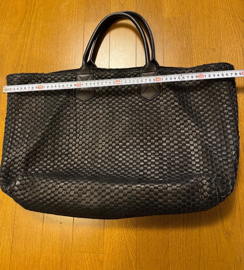 美品】Bruno Parise Italia ブラックトートバッグ