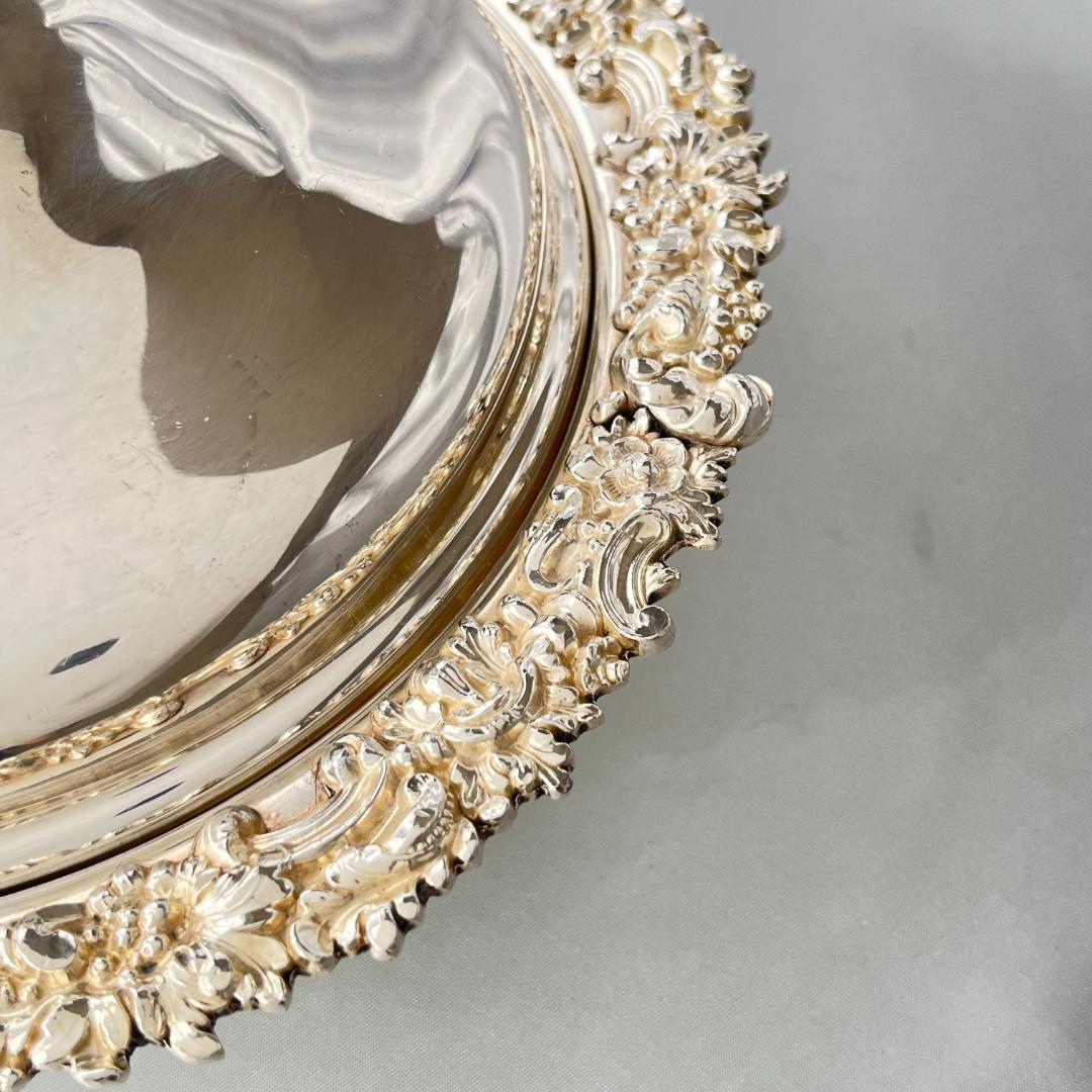 英国】 ビクトリアンのマフィンディッシュ 【シルバープレート