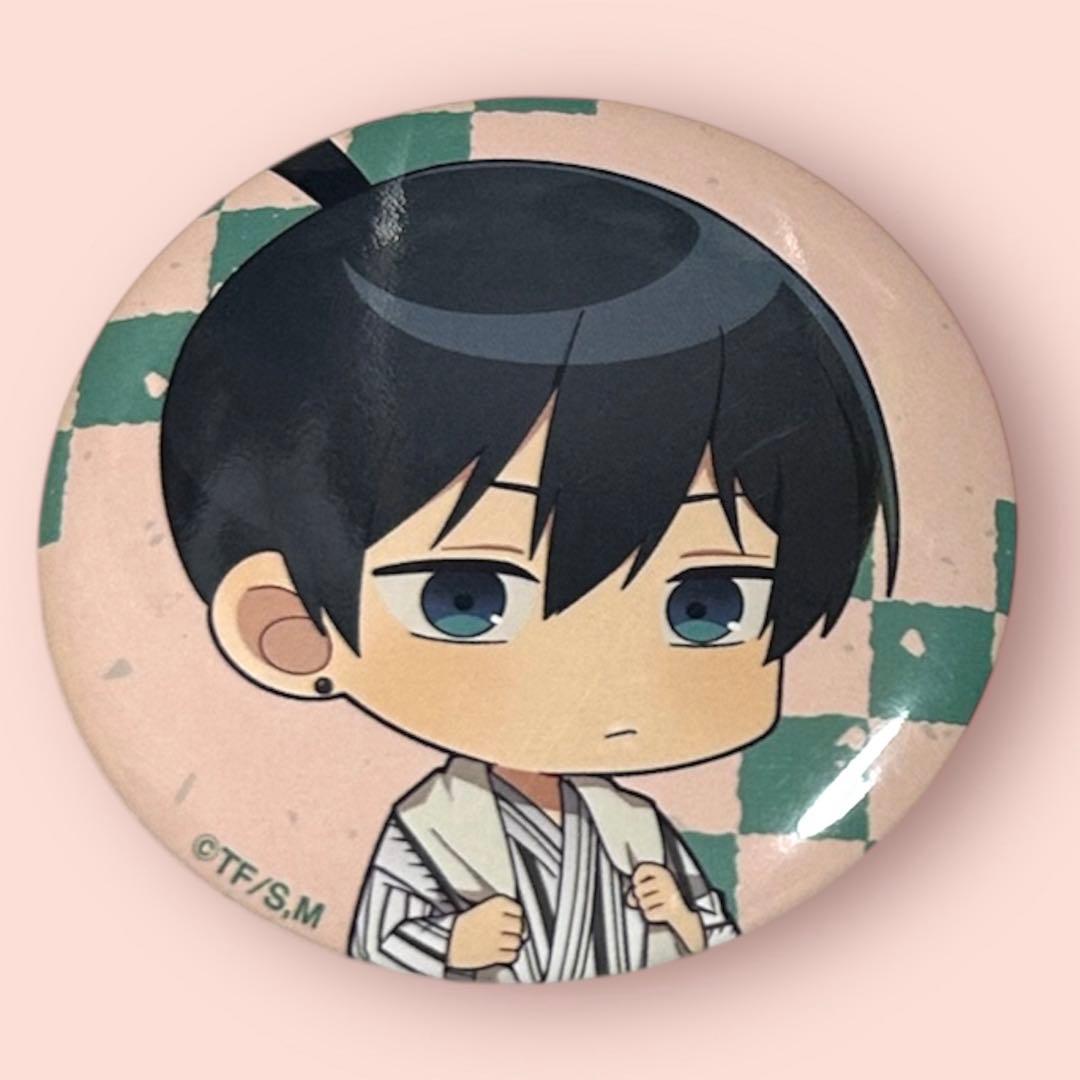 チェンソーマン 早川アキ 極楽湯 缶バッジ ミニキャラ やや傷へこみ