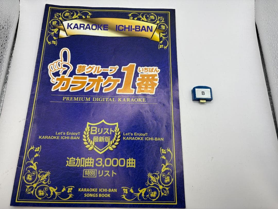 カラオケ 1番 Bカートリッジ B レア 夢グループ 追加曲 3000曲 限定 カラオケ一番 カラオケ1番 青 Bリスト 追加曲3000曲 カートリッジ 追加