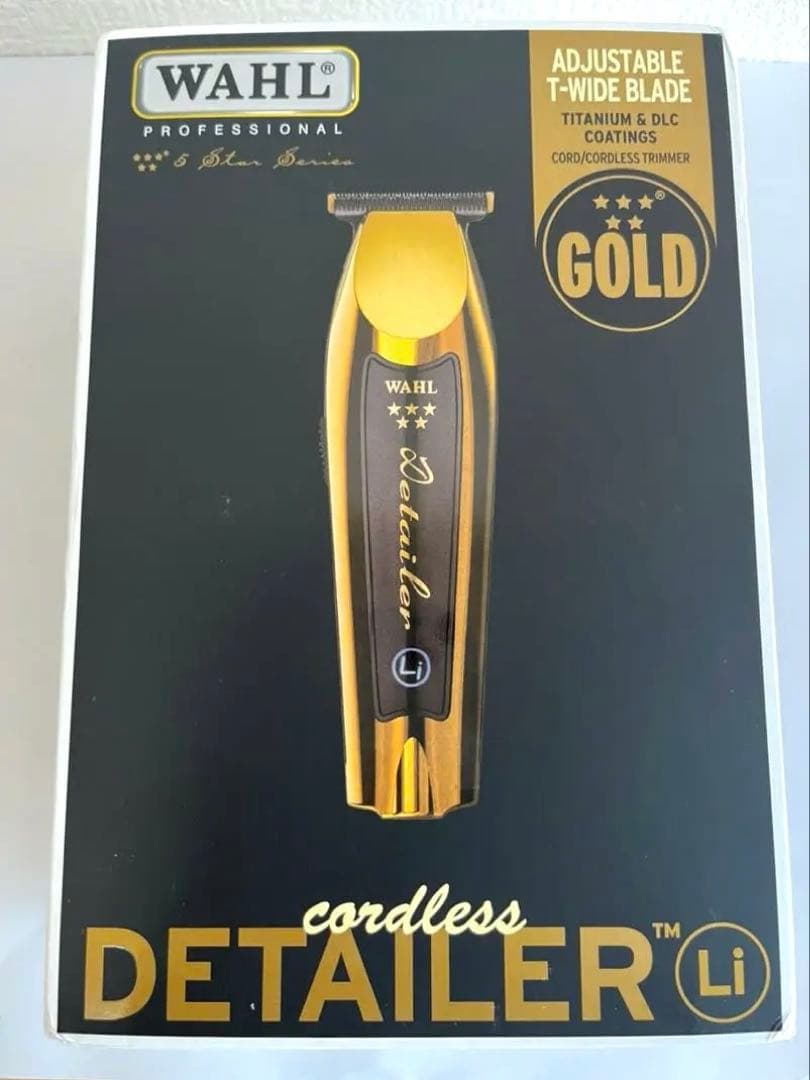 WAHL ゴールド コードレスバリカン Detailer Li 理美容師様のみ販売】【限定品】5 star ゴールド コードレスディ