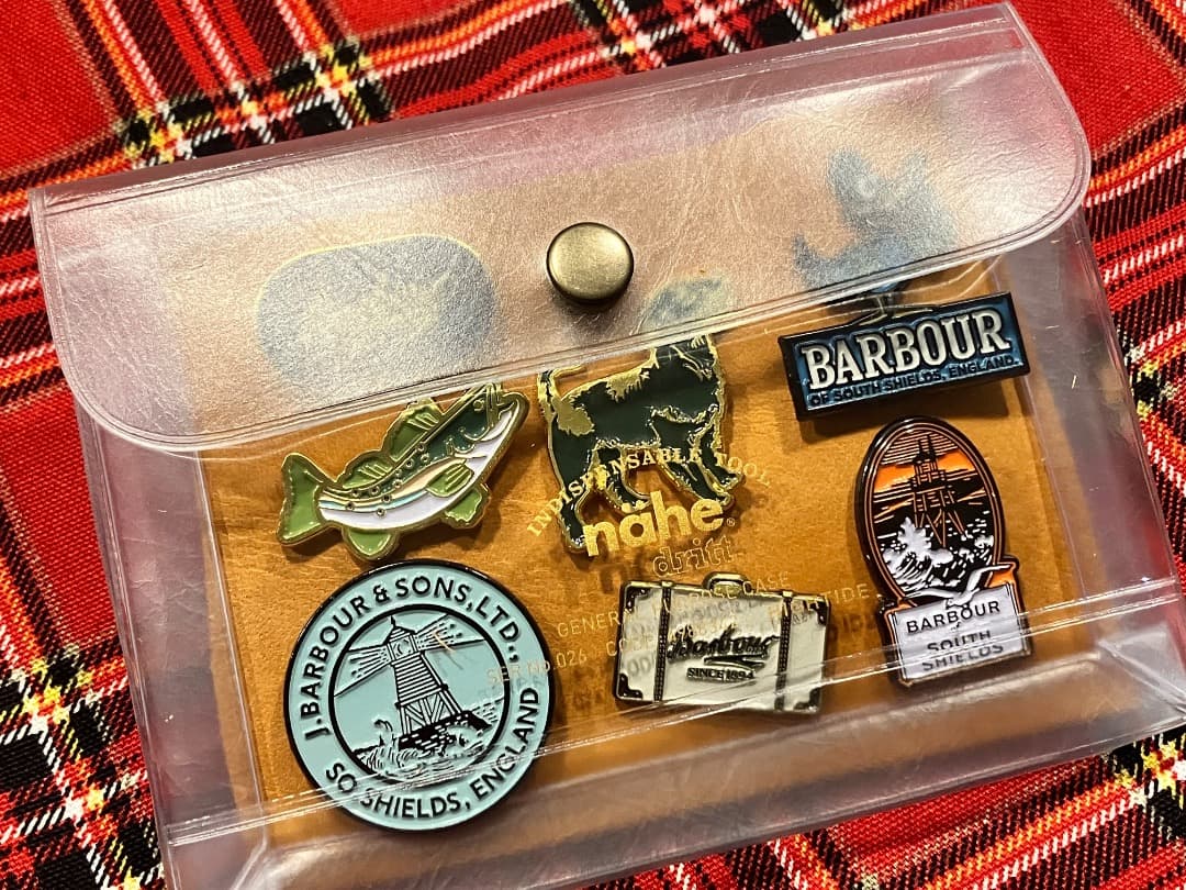 Barbour ピンバッジ アソートセット