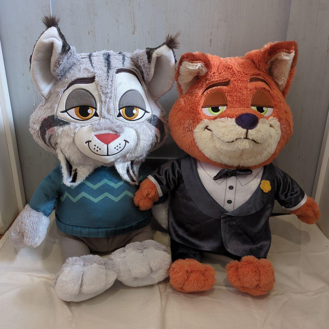 パウバート&ニック】ズートピア2 FukuFuku V-BIGぬいぐるみセット