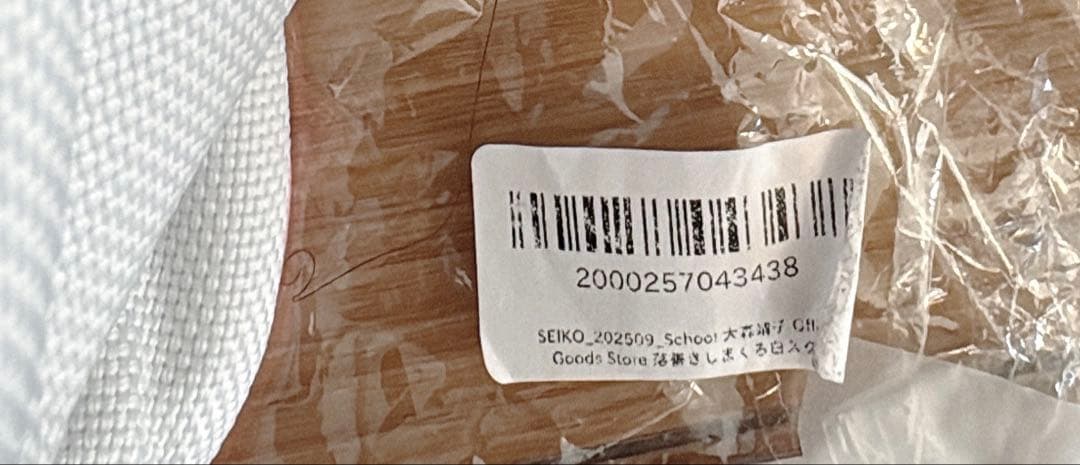 大森靖子　落書きしまくろ白スクバ　バッグ