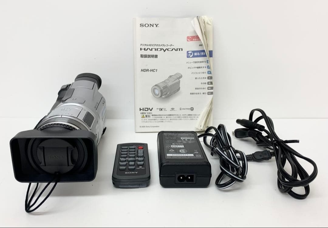 M77】SONY デジタルビデオカメラ HDR-HC1 通電 簡易動作確認済み