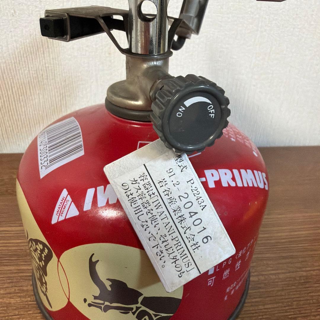 g*y様 プリムス 廃盤デザイン缶(赤缶) IWATANI-PRIMUS IP- - メルカリ