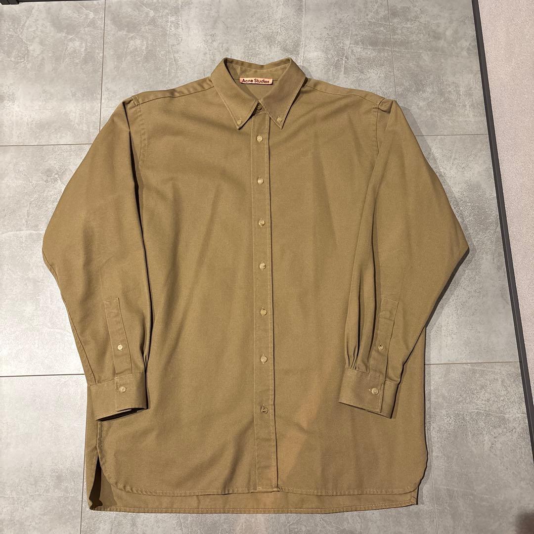 Acne Studios アクネストゥディオズ オーバーサイズシャツ ベージュ