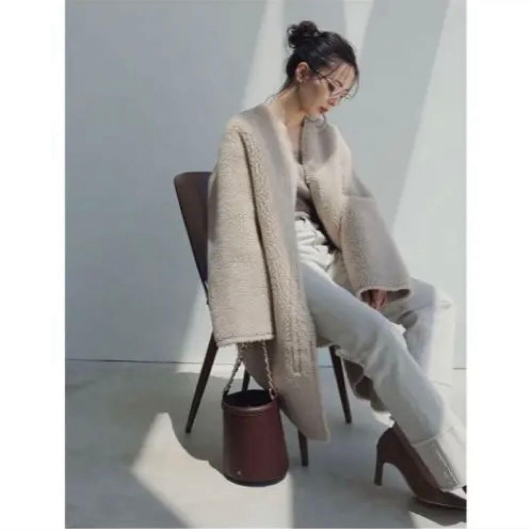 アニュアンス anuans ボンディングボアコート - メルカリ