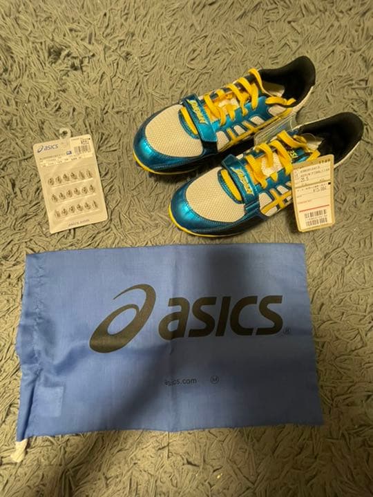 アシックス　陸上　スパイク　25.5cm 換えのスパイク付き