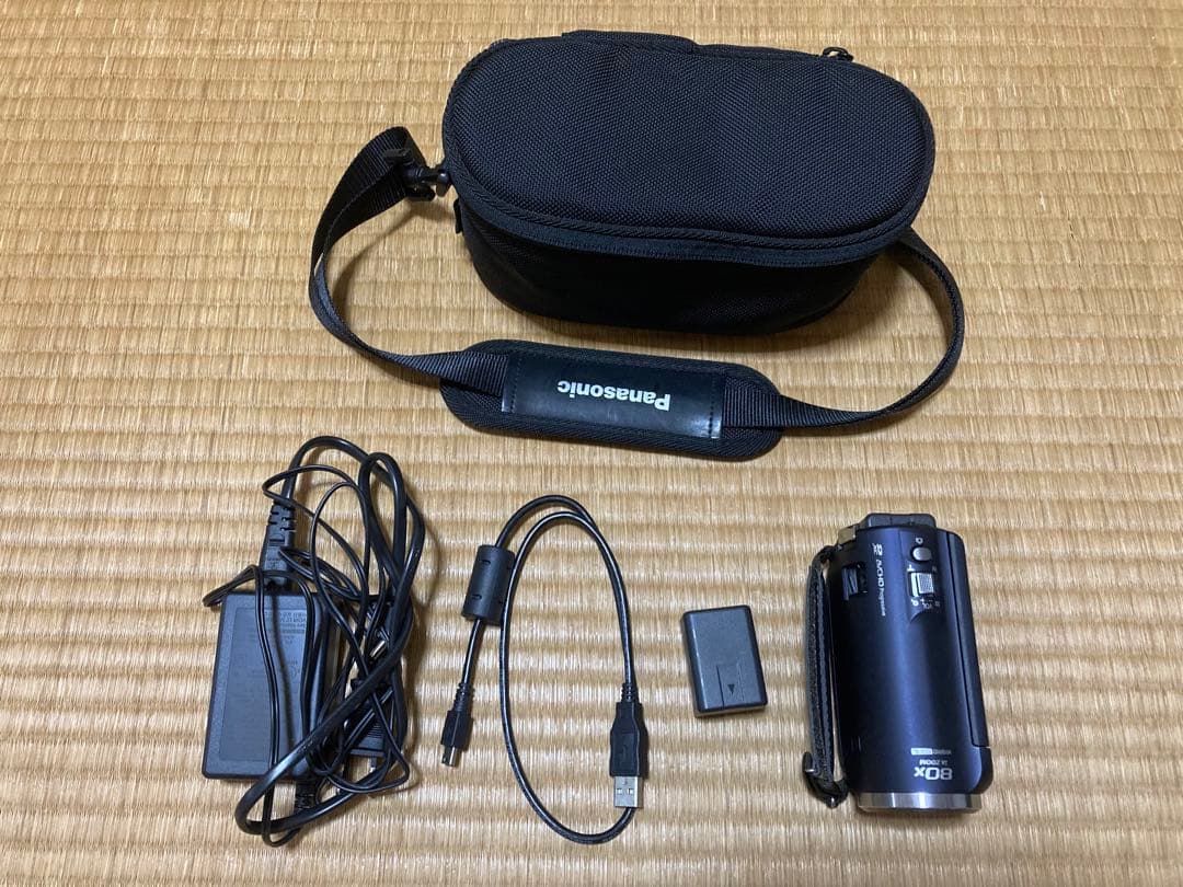 Panasonic HC-V520M 専用ケース付 ビデオカメラ FULL HD