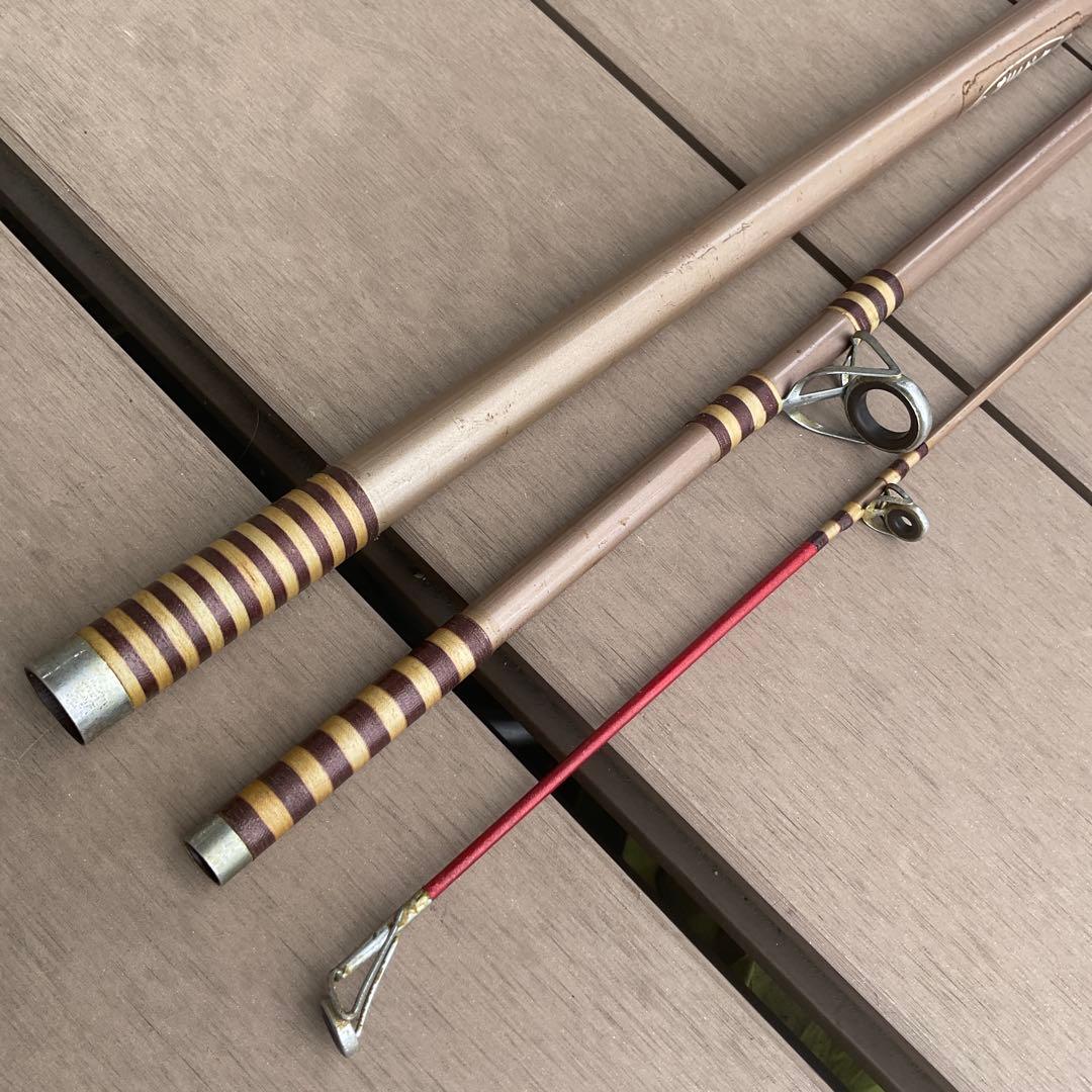 2本セット OLYMPIC オリムピック 投げ竿 ホノルル 330 グラスロッド