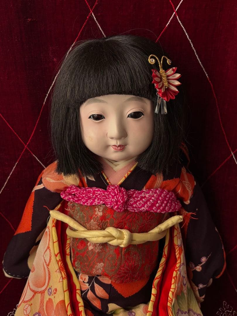 市松人形 東玉 大丸寿印 日本人形 和人形 ビスクドール - メルカリ