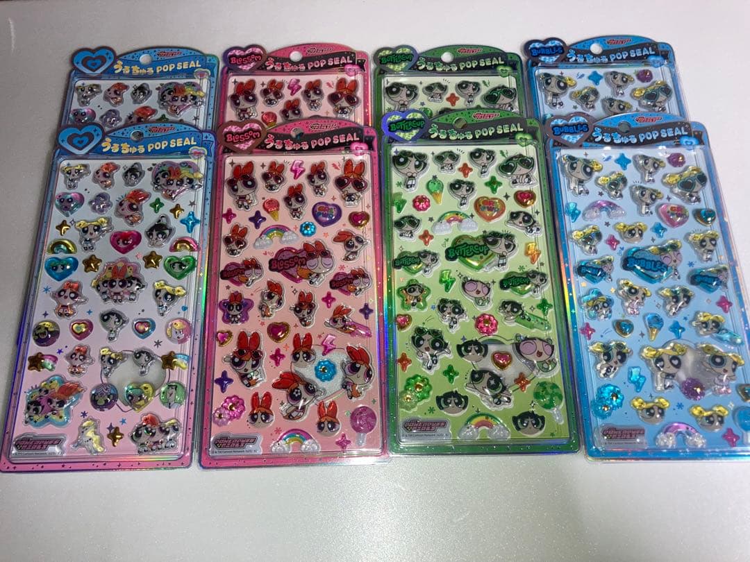 国内完全正規品うるちゅる POPシールパワーパフ4種✕2セット - メルカリ