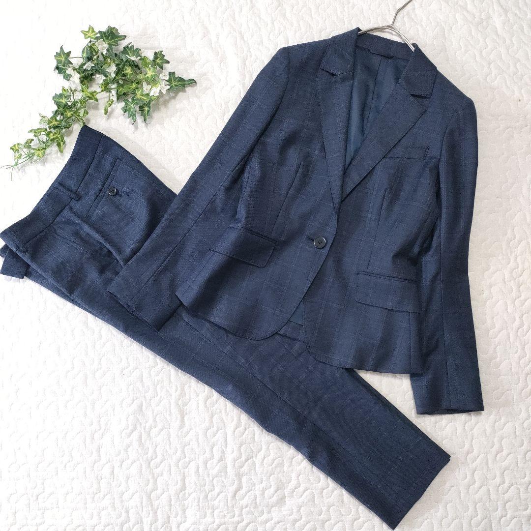 ザ・スーツカンパニー×REDA　セットアップ　チェック　ネイビー　36/34 ネイビーセットアップ・チェックのコーディネート（REDA）｜3-68924-2