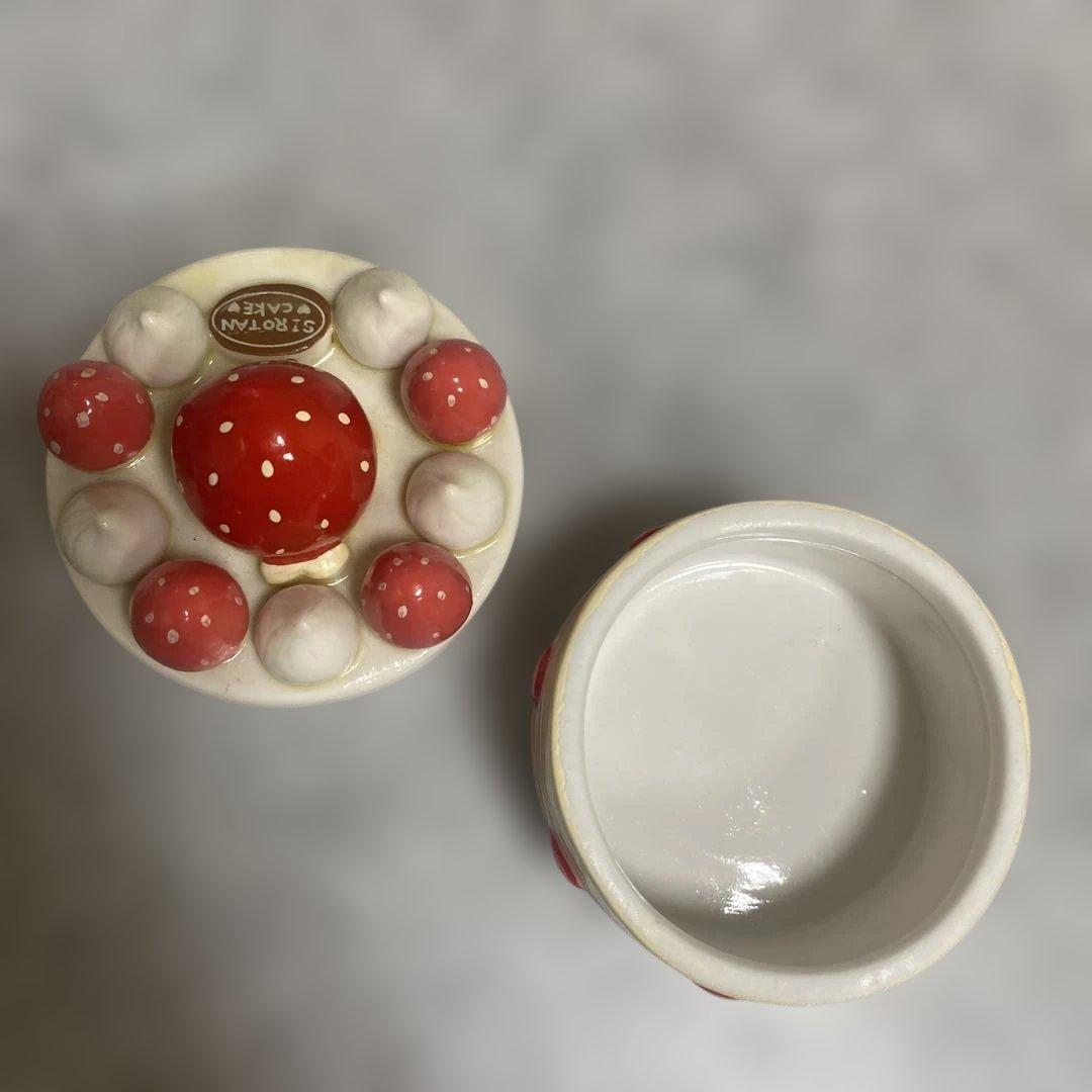 マザーグースの森 しろたん 小物入れ 陶器 平成レトロ レア 希少