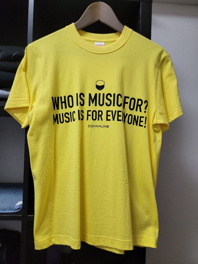 DOMMUNE メッセージプリント Tシャツ 2色セット