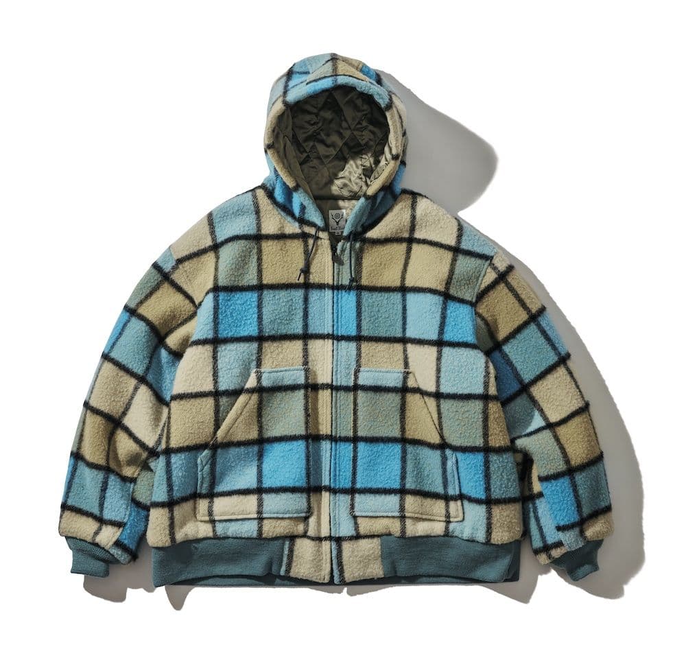 South2 West8 Zipped Work Hoody　ワーク　フーディ 今日もビショップ South2 West8 ZIPPED WORK HOODY