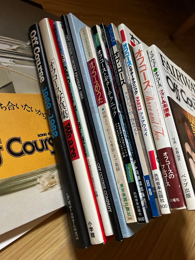 オフコース書籍　写真集　楽譜セット　おまけ付