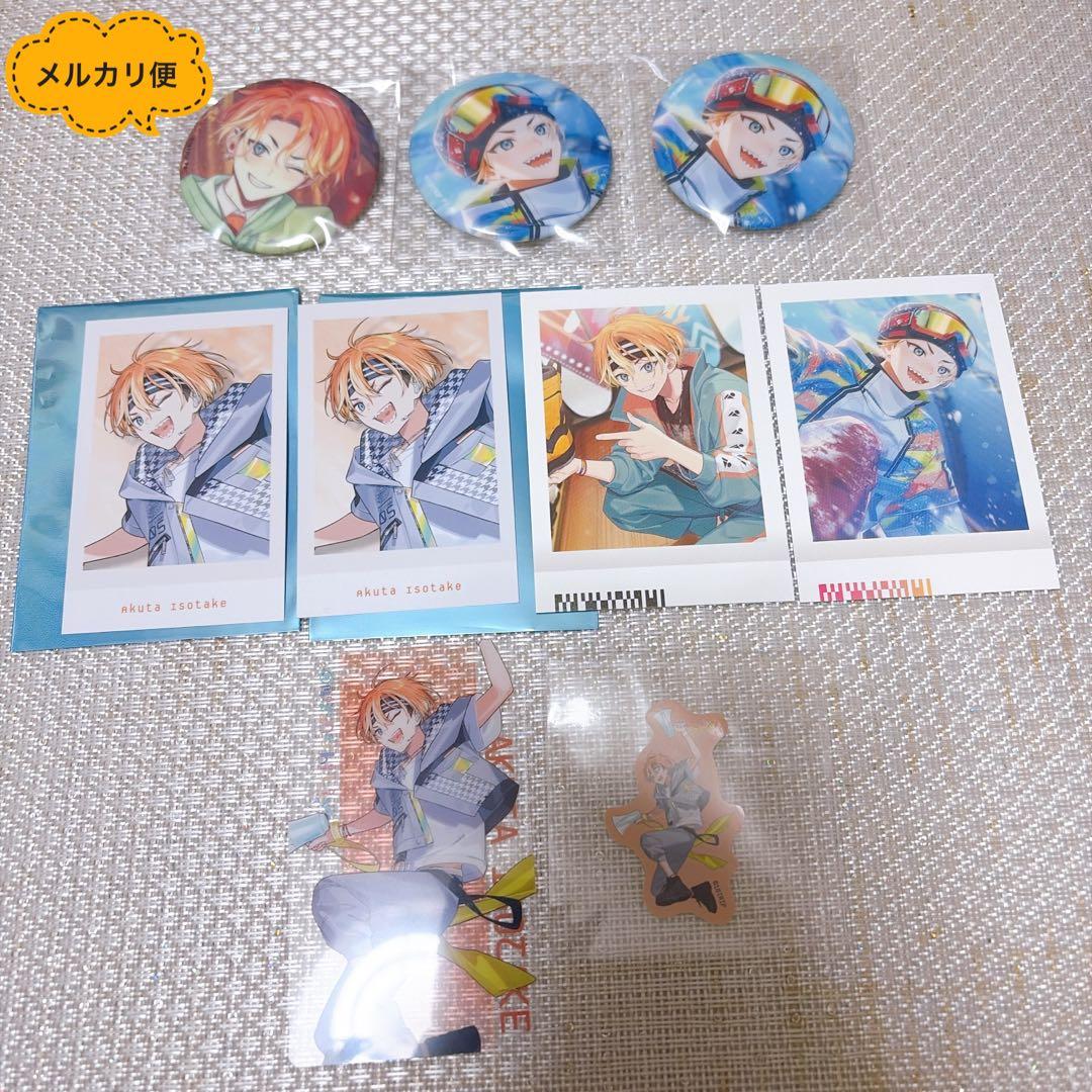 18TRIP 五十竹あく太 缶バッジ チェキ風カード おもてなしライブ