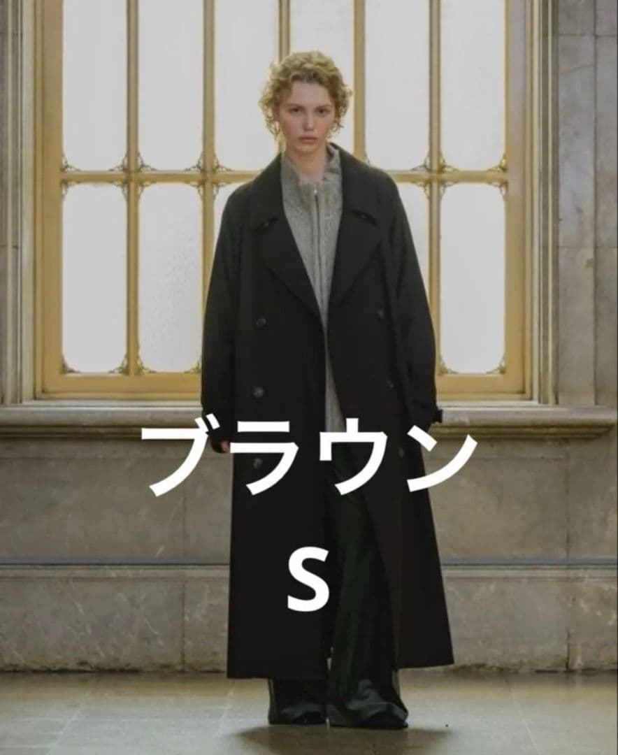 Casper John ウールメルトンオーバーコートブラウン S - メルカリ