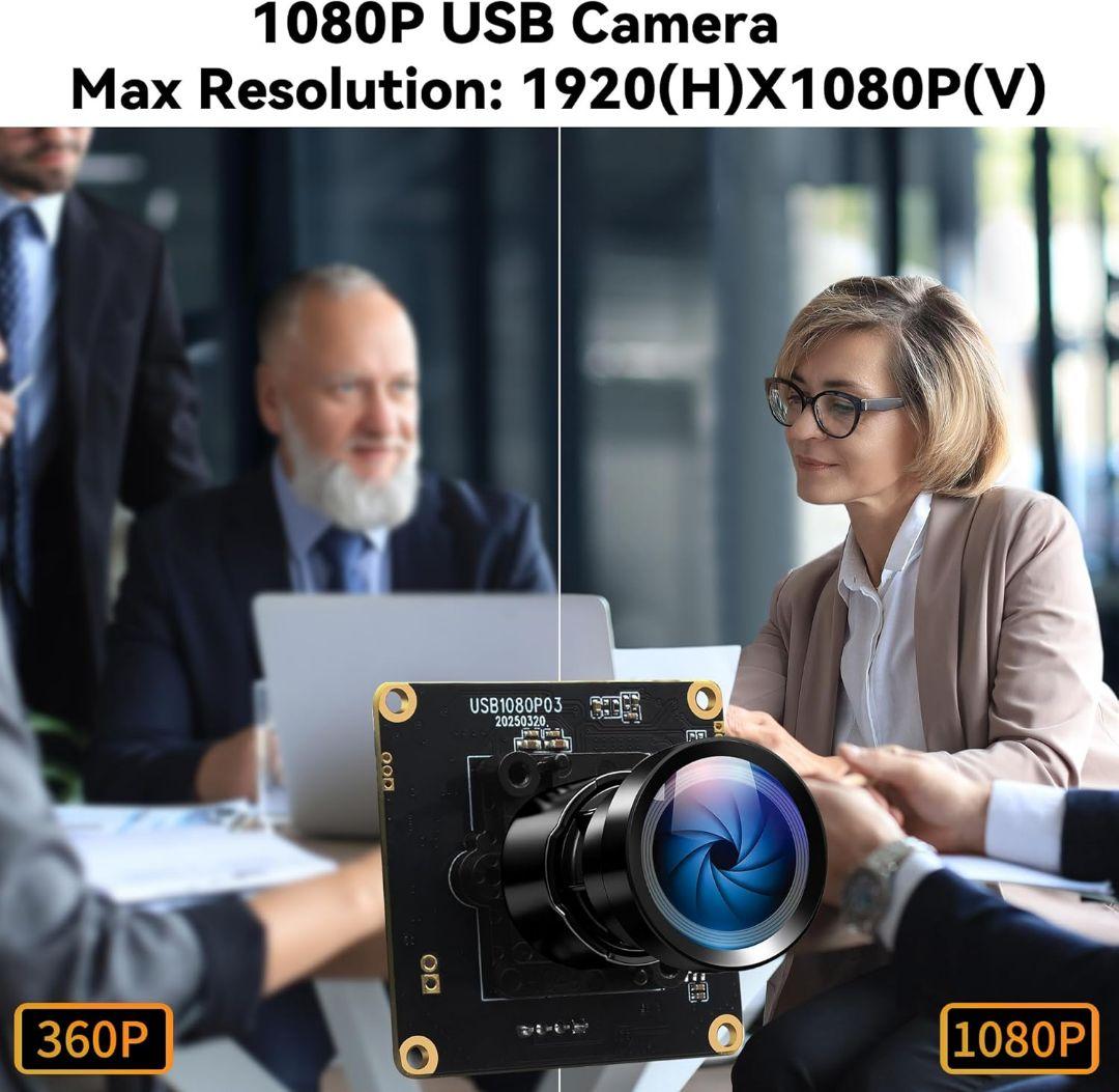 ウェブ カメラ HDR 110° 広角レンズ USB - メルカリ