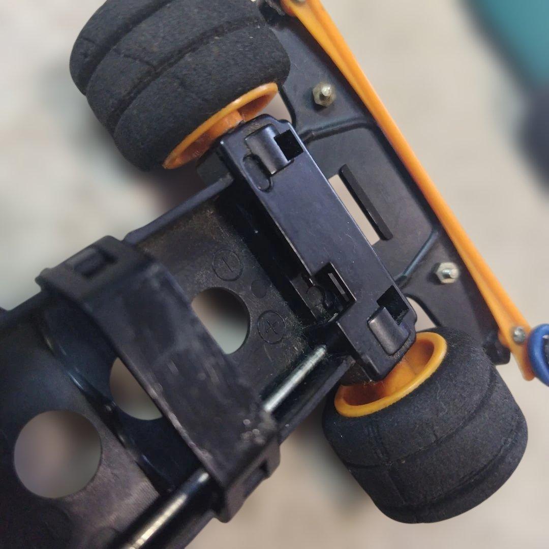 ミニ四駆チョコ 金メッキバーニングサン/サンダードラゴンJr＋他組立済