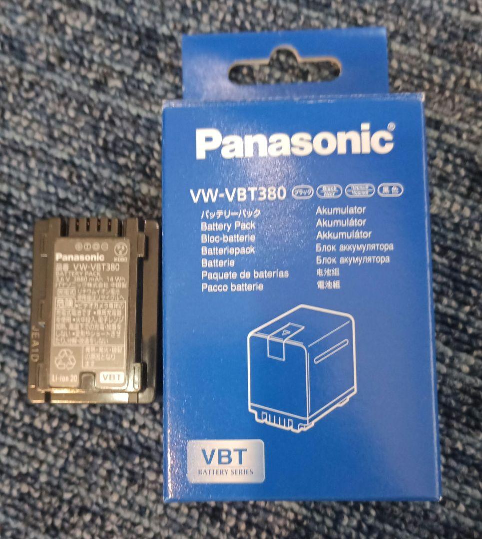 ビデオカメラ バッテリー Panasonic VW-VBT380 - メルカリ