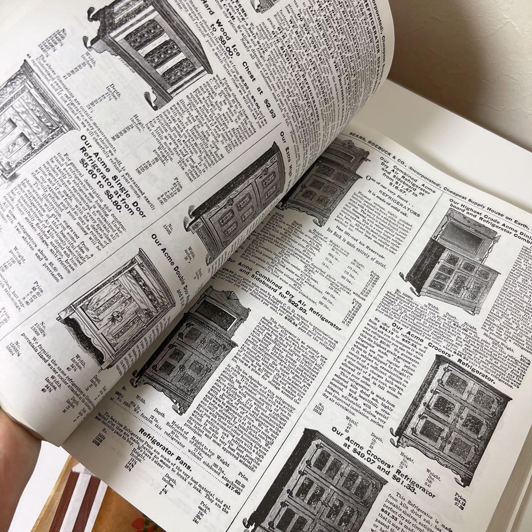 紙モノ コラージュ 1897年 シアーズ 復刻版 マルシェ袋 ジャンク