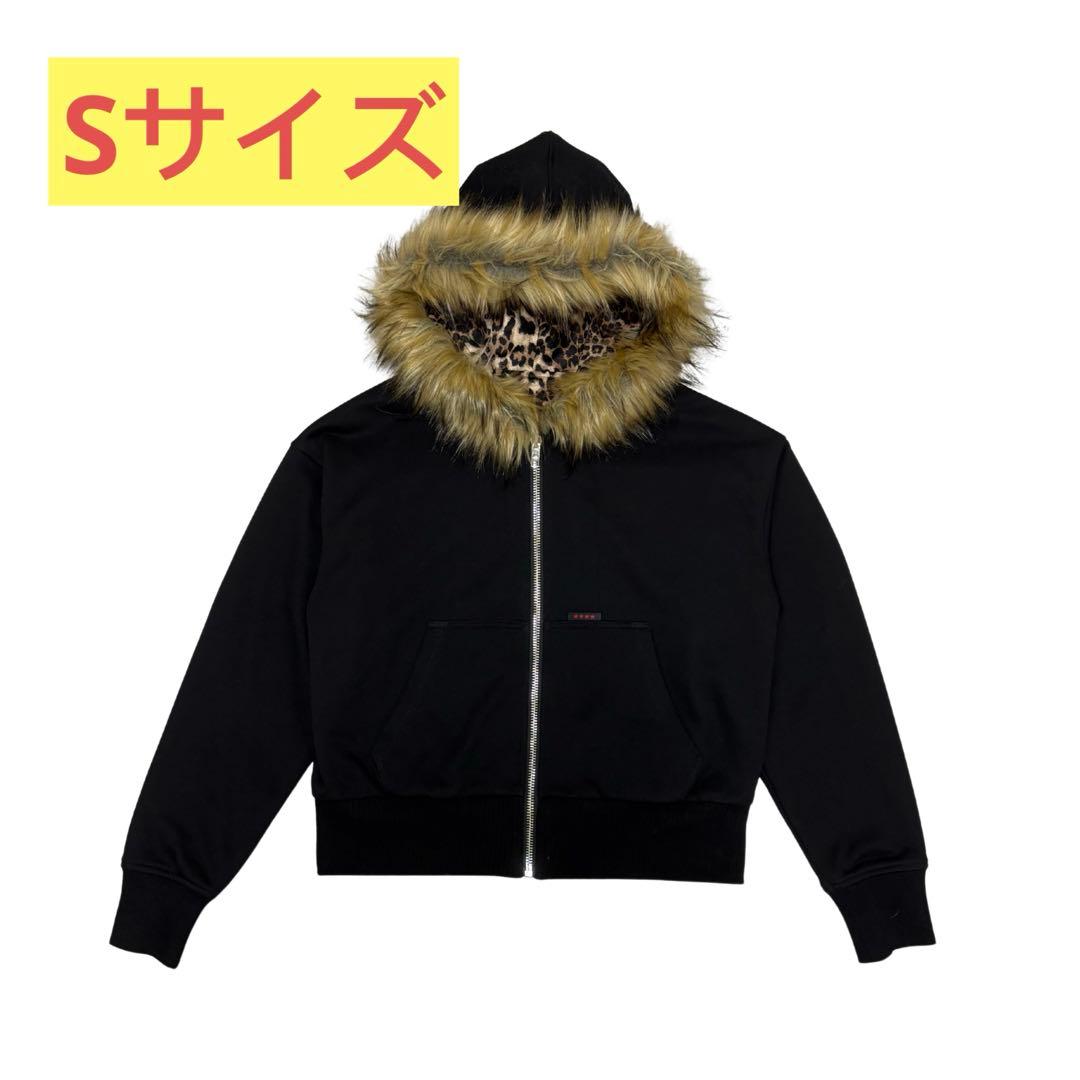 9/S PROJECT FUR ZIP HOODIE - BLACK - メルカリ