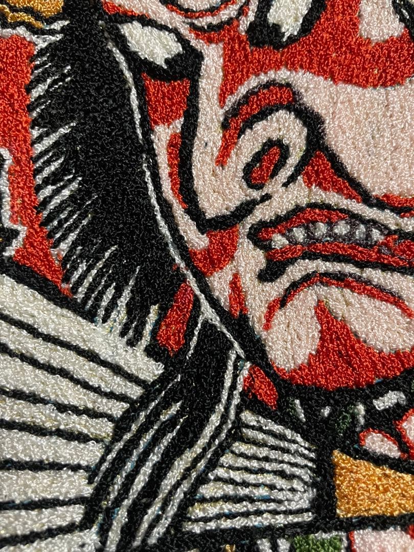 【美品】【処分特価】歌舞伎/飾り絵/役者絵/武者絵/パイル地/