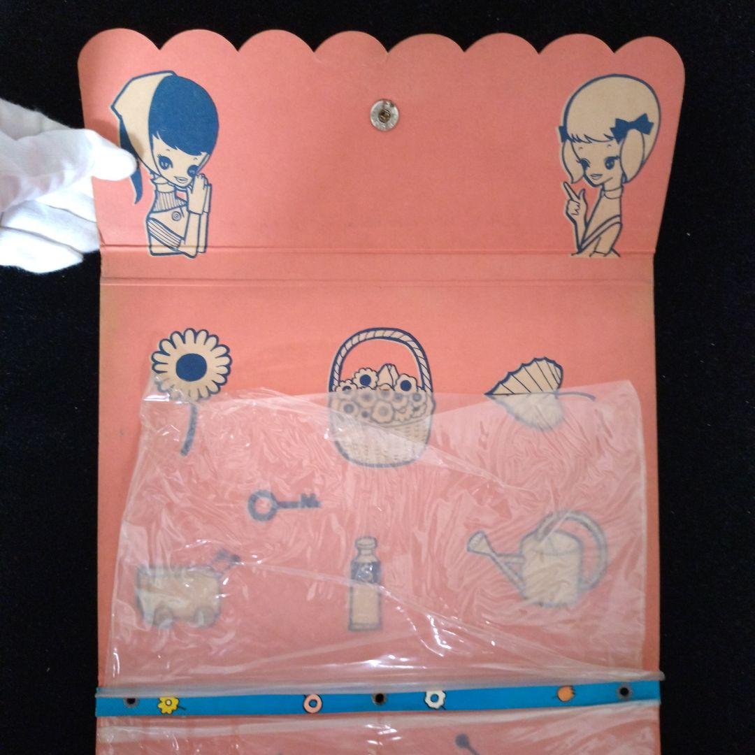 1960年　内藤ルネ　紙製ファイルバッグ　ヴィンテージ