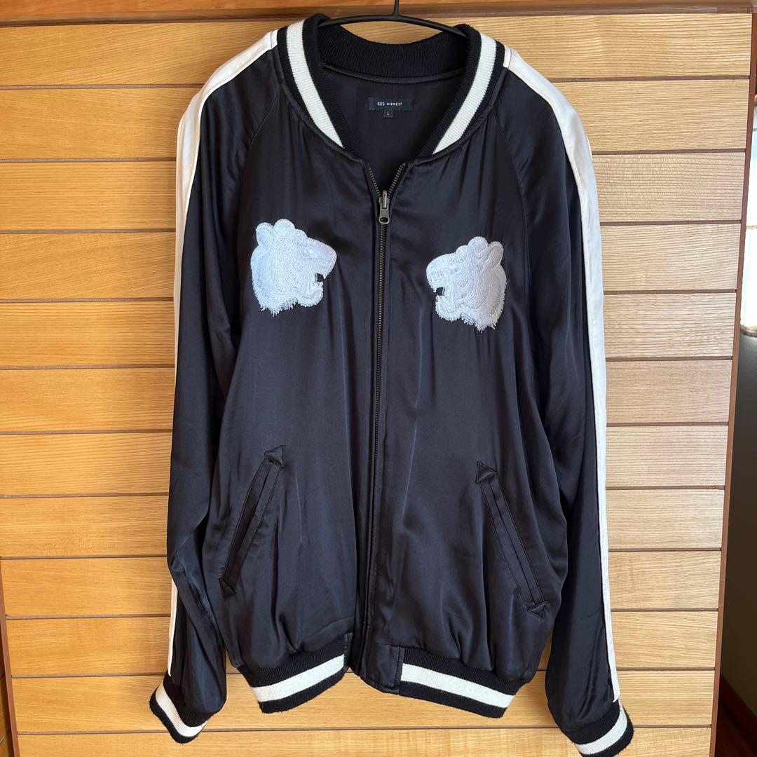 603 MIDWEST ブラック スカジャン L - メルカリ