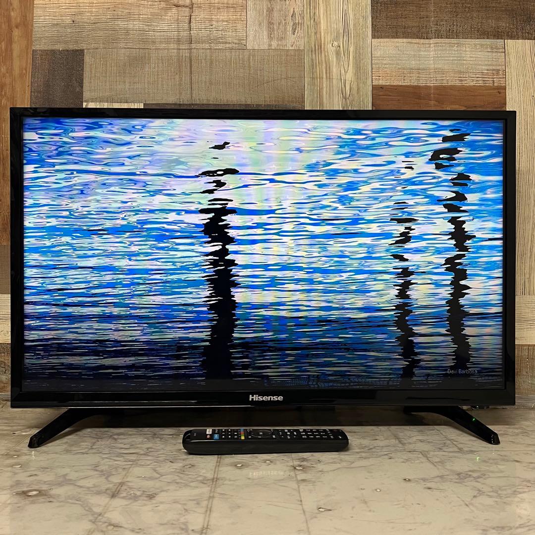 即日受渡❣️全国送料込ハイセンス32型テレビYouTube.U-NEXT視聴可能